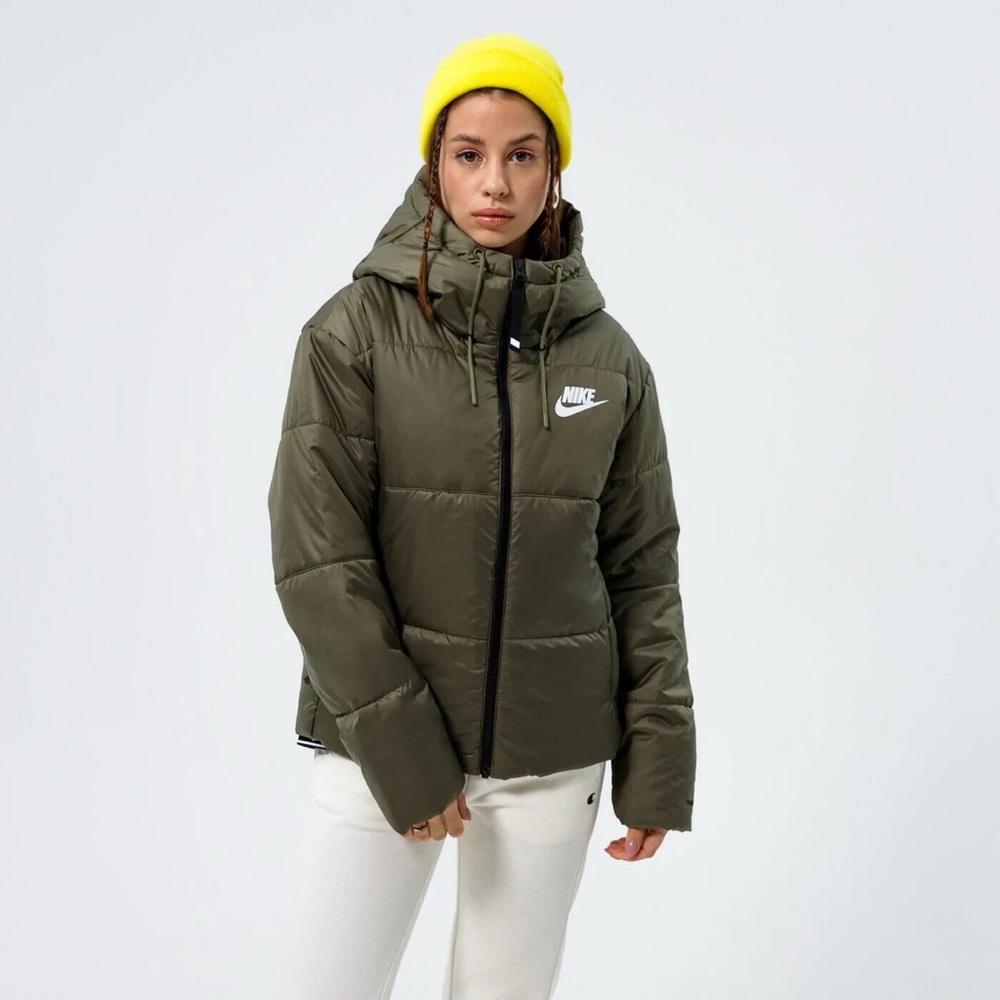 Nike Women's Olive Sportswear Therma-FIT Repel Puffer Jacket